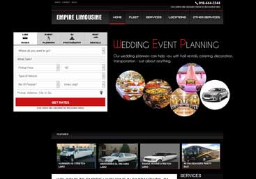 empire limousine website developer